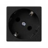 Simon KL01-14 Розетка со шторками и индикатором Schuko 2Р+Е 16A 250В
