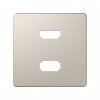 Simon 8201095-034 Накладка для розетки HDMI+USB 2.0, шампань, S82
