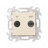 Simon 2410485-031 Розетка TV-SAT проходная, сл.кость, S24