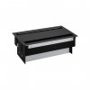 Simon 46602000-138 Двусторонний врезной x12 розеточный блок, щетка, 4x2P+E
