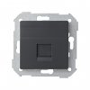Simon 82005-38 Накладка прямая со шторкой и суппортом на 1 разъем RJ45