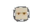 Simon 1591590-031 Розетка комбинированная RJ11 + RJ45 Cat.6 UTP (Systimax)