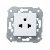 Simon 27439-35 Розетка евро-американская 2Р+Е, 16A 250В~ винт