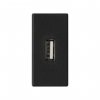 Simon K128B-14 Розетка узкая USB 2.0 (передача данных), графит, K45, Connect