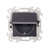 Simon 2420448-038 Розетка IP44 с крышкой и шторками Schuko 2Р+Е, 16A 250В