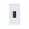 Simon 2701097-030 Зарядное устройство USB узкое 10W, 230В