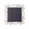 Simon 2450391-038 Трехклавишный выключатель, 10AX 250В