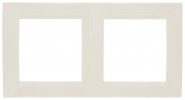 Simon 1500620-031 Рамка на 2 поста, сл.кость, S15