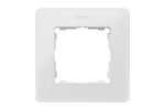 Simon 8200610-200 Рамка на 1 пост, белый/черный, S82D