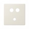 Simon 8201092-031 Накладка для розетки Mini-Jack+2RCA, сл.кость, S82