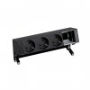 Simon 42403000-138 Настольный x4 розеточный блок, 3х2P+E, 1 пустой модуль