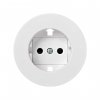 Simon 88041-60 Накладка со шторками для розетки Schuko 2Р+Е, белый, S88