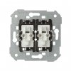 Simon 75394-39 Двухклавишный переключатель (проходной) с подсветкой, 10AX 250В~, S75
