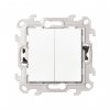 Simon 2420398-030 Двухклавишный выключатель, 10AX 250В~ P&Go