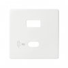 Simon 8201296-030 Накладка для заряд.устройства USB A+C, белый, S82