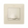 Simon 82090-31 Накладка с крышкой и шторками для розетки Schuko 2Р+Е, сл.кость, S82