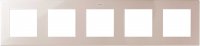 Simon 2400650-034 Рамка на 5 постов, шампань, S24