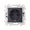 Simon 2420432-038 Розетка со шторками Schuko 2Р+Е, 16A 250В~ P&Go