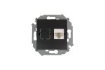 Simon 1591480-038 Розетка телефонная RJ11, графит, S15