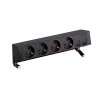 Simon 42502220-138 Настольный x5 розеточный блок, 2x2P+E, 2x2P+E UPS, 2хRJ45