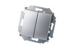 Simon 1591398-033 Двухклавишный выключатель, 16AX 250В