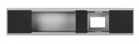 Simon KFC104NL1-14 Офиблок Compact алюминиевый, 4+1 мех-м проходной