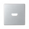 Simon 8201094-033 Накладка для розетки HDMI, алюминий, S82