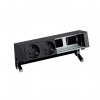 Simon 42402000-138 Настольный x4 розеточный блок, 2х2P+E, 2 пустых модуля
