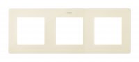 Simon 2400630-031 Рамка на 3 поста, сл.кость, S24