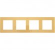 Simon 2400640-066 Рамка на 4 поста, золото, S24