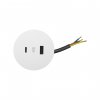 Simon 43120000-130 Врезное з/у USB A+C, free-провод 20 см
