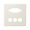 Simon 8200092-031 Накладка для розетки VGA+3RCA, сл.кость, S82