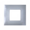 Simon 2700617-042 Накладка декор. для рамки на 1 пост, Metal