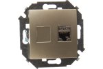 Simon 1591563-034 Розетка информационная RJ45 Cat.6A FTP (AMP)