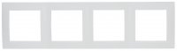 Simon 1500640-030 Рамка на 4 поста, белый, S15