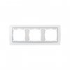 Simon 82630-30 Рамка на 3 поста, белый/белый, S82