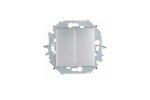 Simon 1591397-033 Двухклавишный переключатель (проходной), 16AX 250В