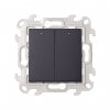 Simon 2450392-038 Двухклавишный выключатель с подсветкой, 10AX 250В