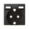 Simon 8200049-038 Накладка для розетки Schuko с з/у USB A+A