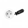 Simon 43101002-130 Врезная розетка Schuko 2P+E, QC подключение