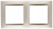 Simon 1500620-034 Рамка на 2 поста, шампань, S15