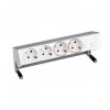 Simon 42502220-133 Настольный x5 розеточный блок, 2x2P+E, 2x2P+E UPS, 2хRJ45