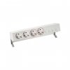 Simon 42602240-130 Настольный x6 розеточный блок, 2x2P+E, 2x2P+E UPS, 4хRJ45