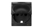 Simon 82090-58 Накладка с крышкой и шторками для розетки Schuko 2Р+Е, графит, S82Centr