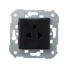 Simon 27439-38 Розетка евро-американская 2Р+Е, 16A 250В~ винт.