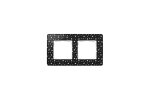 Simon 8200620-222 Рамка на 2 поста, звезды на черном/белый, S82D