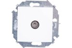 Simon 1591475-030 Розетка TV одиночная, белый, S15