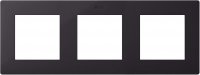 Simon 2400630-038 Рамка на 3 поста, графит, S24
