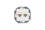 Simon 1591589-031 Розетка телефонная 2xRJ11, сл.кость, S15