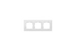 Simon 8200630-203 Рамка на 3 поста, белый/розовый, S82D